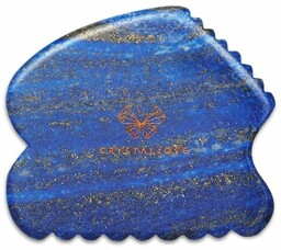 Crystallove Lapis Lazuli Contour Gua Sha Płytka
