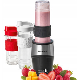 Concept Blender Kielichowy Smoothie Czarny: Kubek Miksujący