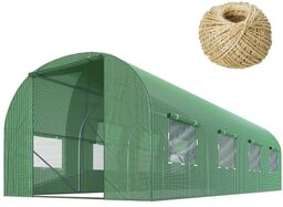 Tunel ogrodowy, 9m2, 200x450x200 cm, zielony