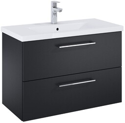 Roca Roma Compacto szafka 80x38x53 cm CZARNY MAT