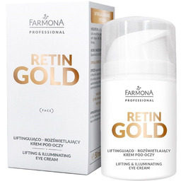 FARMONA PROFESSIONAL Retin Gold liftingująco-rozświetlający krem pod oczy