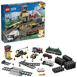 Lego City Klocki 60198 Pociąg towarowy