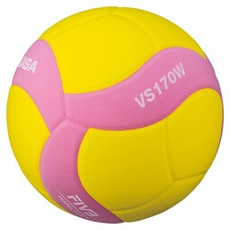MIKASA Piłka siatkowa VS170W Kids Różowo-żółty