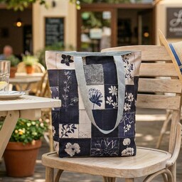 Decodoma Damska torba z nadrukiem DENIM