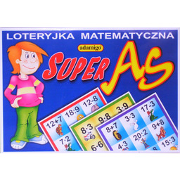 Super As, loteryjka matematyczna, gra, Adamigo, gra planszowa