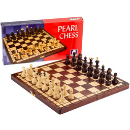 Szachy drewniane Pearl chess 35x35 cm