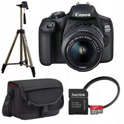 Zestaw Aparat Canon Eos 2000D 18-55 Is II+