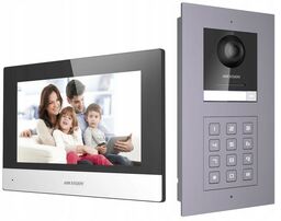 Zestaw wideodomofonowy IP Hikvision: Monitor 7" LCD DS-KH6320-WTE1