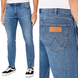 Wrangler LARSTON SLIM TAPERED New Favorite ZWĘŻANE BLUE