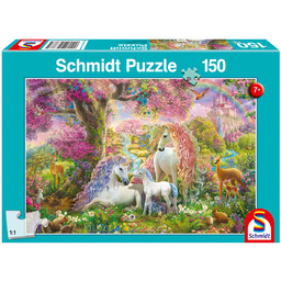 Puzzle, Rodzina jednorożców, 150 el.