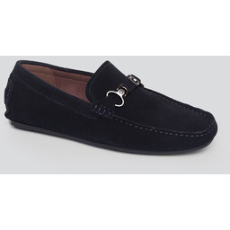 Granatowe mokasyny męskie 01007A75MNA