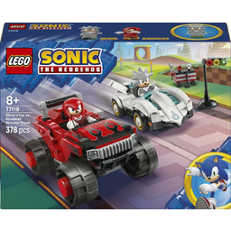 LEGO Sonic 77118 Silver w samochodzie kontra Knuckles