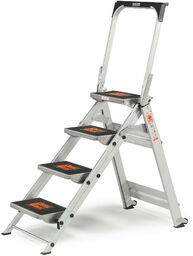 Schodki składane GRADUAL, 4 stopnie, 920 mm