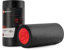 Wałek roller do masażu EPE 30cm czarno-czerwony