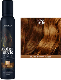 Indola Profession Color Style Mousse, pianka koloryzująca, jasnobrązowy