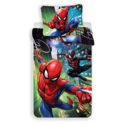 Jerry Fabrics Pościel bawełniana 140x200 Spiderman 2826 Człowiek