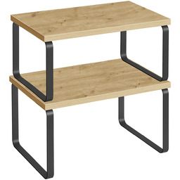 Edinos Premium Zestaw 2 skandynawskich półek kuchennych dąb