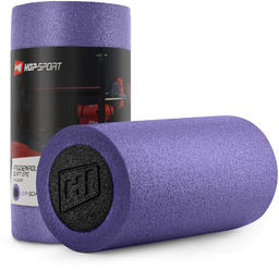 Wałek roller do masażu EPE 30cm fioletowo-czarny