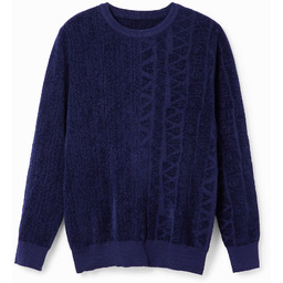 Sweter z dzianiny żakardowej