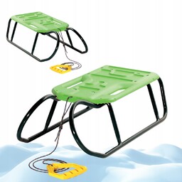 Sanki dziecięce metalowe Prosperplast Little Beetle zielone