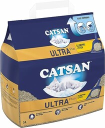 Catsan Ultra Plus Żwirek dla Kota, 3 x