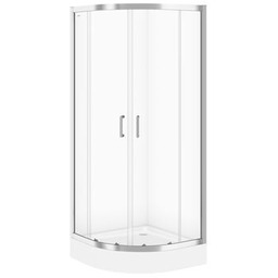 Set kabina ZIP półokrągła 80 x 190 szkło