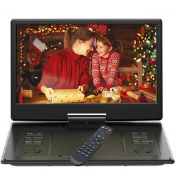 15.7" Przenośny odtwarzacz DVD do samochodu z obrotowym