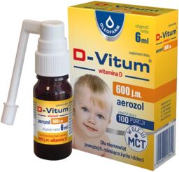 D-Vitum 600 j.m., witamina D dla niemowląt powyżej
