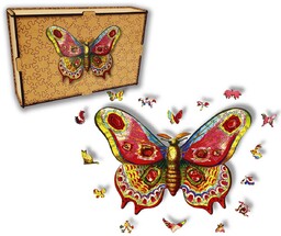 Puzzle Drewniane dla dzieci i dorosłych Motyl 3