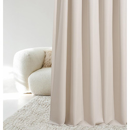 ROOM99 Zasłona ze srebrnymi oczkami Aura 140 x