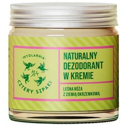 Cztery Szpaki (4szpaki) Leśna Róża Dezodorant w kremie,