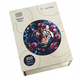 Varvikas Puzzle Drewniane Szlak Tygrysa 200 Elementów (PW043E)