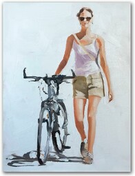 James Coates - Kobieta z rowerem Kolarstwo Artystyczny