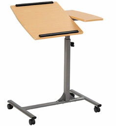 Regulowane biurko stolik z kółkami na laptopa