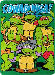 Nickelodeon ''Teenage Mutant Ninja Turtles, koc polarowy "Cowabunga