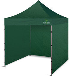 Namiot handlowy 200 x 200 cm zielony