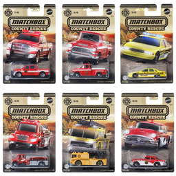 Matchbox County Rescue 6 samochodów GGF12