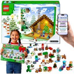 Lego Kalendarz Adwentowy 2025 Minecraft Prezent na Adwent
