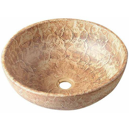 Sapho PRIORI umywalka ceramiczna średnica 41cm brązowa