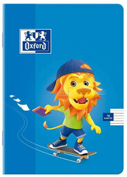 Zeszyt Oxford A5/16 kartek Lion linia podwójna kolorowa