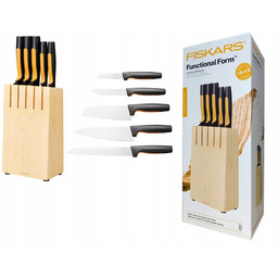 Fiskars Zestaw Komplet 5 Noży Szefa W Bloku