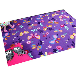 Dywan Dla Dzieci 200x300 fioletowe motylki