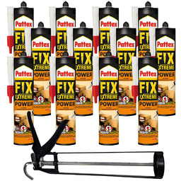 Klej montażowy PATTEX FIX Extreme Power, 12 szt.