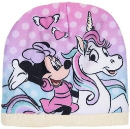 Czapka dla dziewczynki Disney Myszka Minnie zimowa