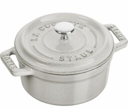 Staub Mini Garnek żeliwny Okrągły 250 Ml, Truflowy