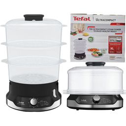 Parowar Tefal UltraCompact VC2048 800W 9L 3 pojemniki