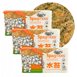 Mech Sphagnum Torfowiec Besgrow SpagMoss 3x 150g 36L