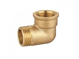Kolanko 3/8" GZ/GW Mosiądz