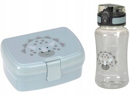 Lassig Zestaw Lunchbox Tritanowy Bidon Dinozaur