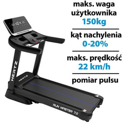 HERTZ FITNESS Bieżnia elektryczna Run Master 7.0 2206W